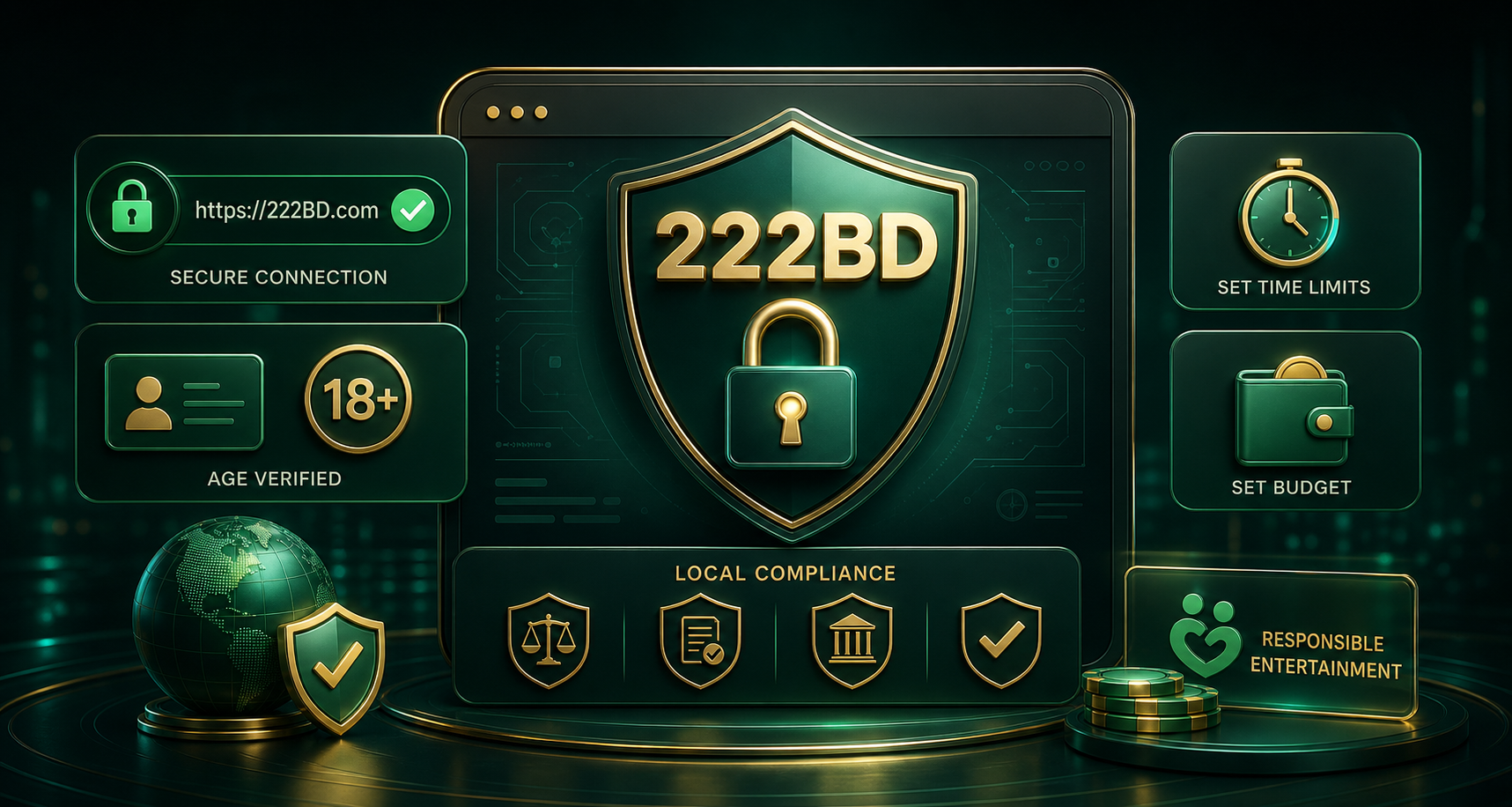 222BD নিরাপত্তা